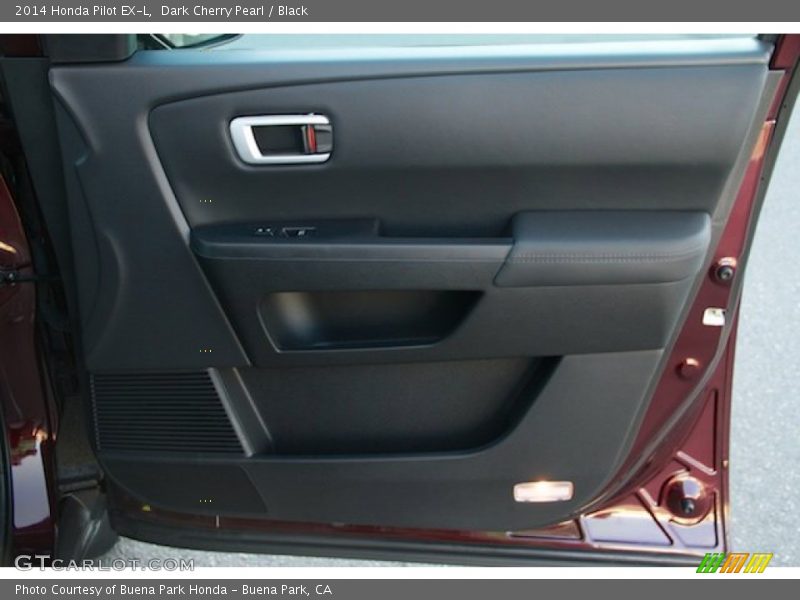 Dark Cherry Pearl / Black 2014 Honda Pilot EX-L