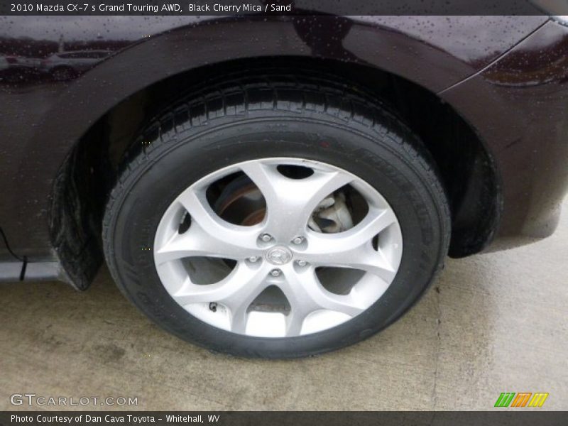 Black Cherry Mica / Sand 2010 Mazda CX-7 s Grand Touring AWD