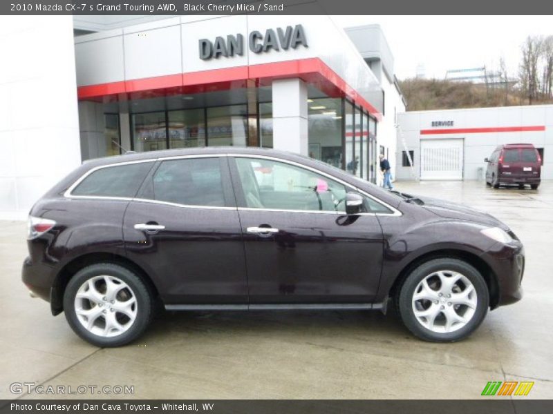 Black Cherry Mica / Sand 2010 Mazda CX-7 s Grand Touring AWD