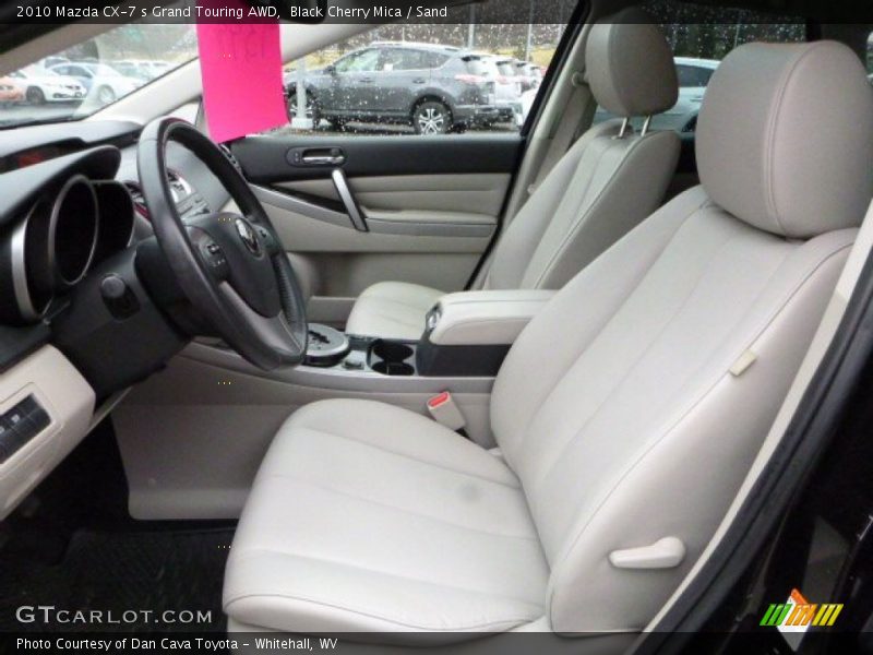 Black Cherry Mica / Sand 2010 Mazda CX-7 s Grand Touring AWD