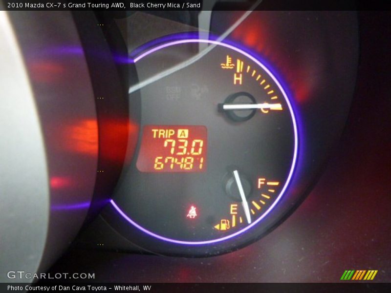 Black Cherry Mica / Sand 2010 Mazda CX-7 s Grand Touring AWD