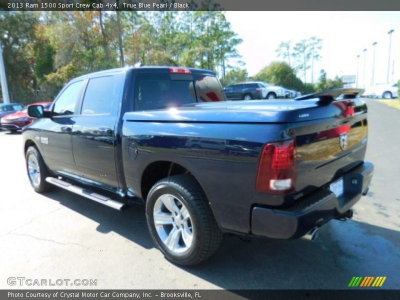 True Blue Pearl / Black 2013 Ram 1500 Sport Crew Cab 4x4