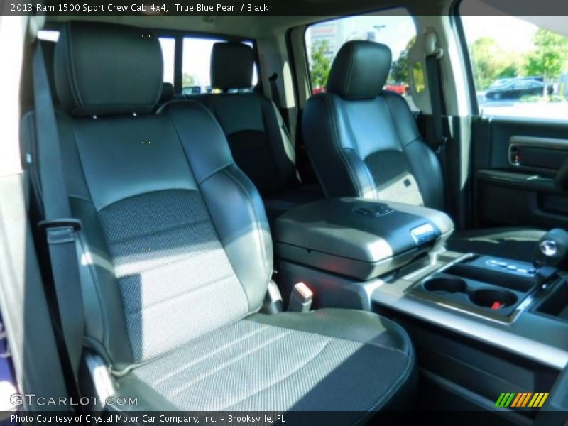 True Blue Pearl / Black 2013 Ram 1500 Sport Crew Cab 4x4