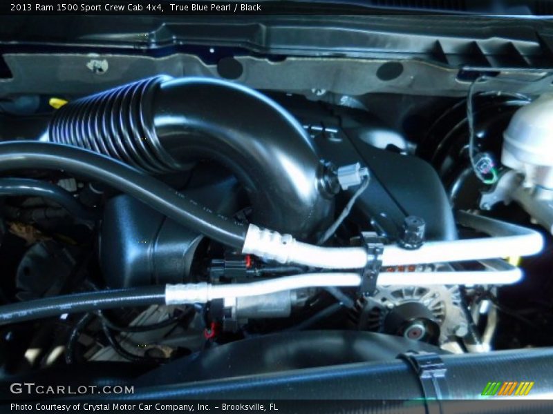 True Blue Pearl / Black 2013 Ram 1500 Sport Crew Cab 4x4
