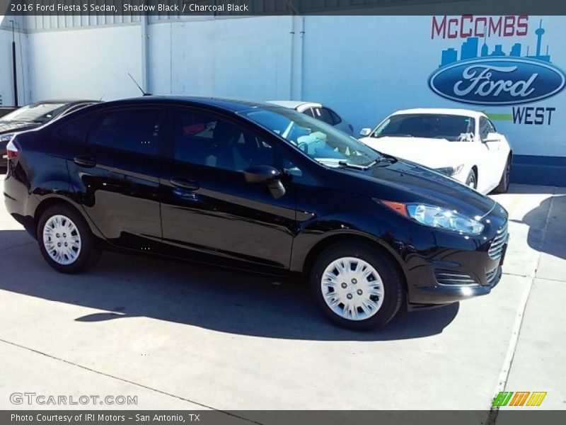 Shadow Black / Charcoal Black 2016 Ford Fiesta S Sedan