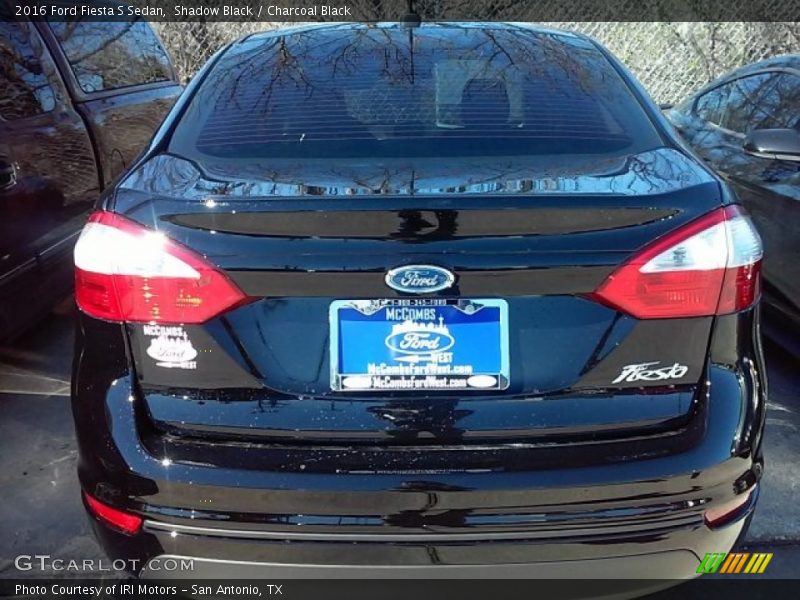 Shadow Black / Charcoal Black 2016 Ford Fiesta S Sedan
