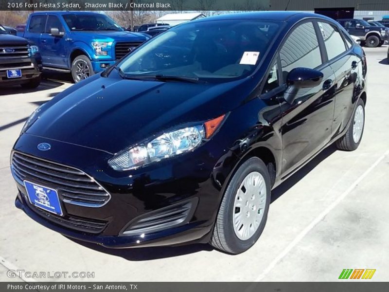 Shadow Black / Charcoal Black 2016 Ford Fiesta S Sedan
