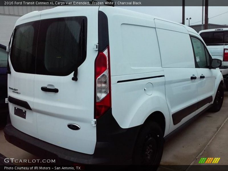 Frozen White / Charcoal Black 2016 Ford Transit Connect XL Cargo Van Extended