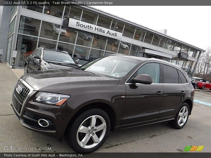 Teak Brown Metallic / Cardamom Beige 2012 Audi Q5 3.2 FSI quattro