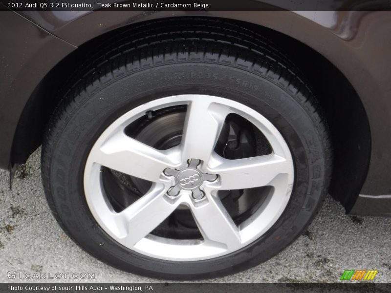 Teak Brown Metallic / Cardamom Beige 2012 Audi Q5 3.2 FSI quattro