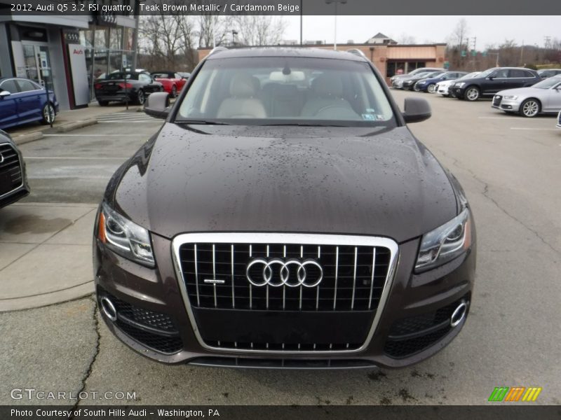 Teak Brown Metallic / Cardamom Beige 2012 Audi Q5 3.2 FSI quattro