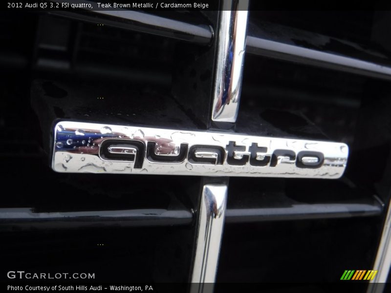 Teak Brown Metallic / Cardamom Beige 2012 Audi Q5 3.2 FSI quattro