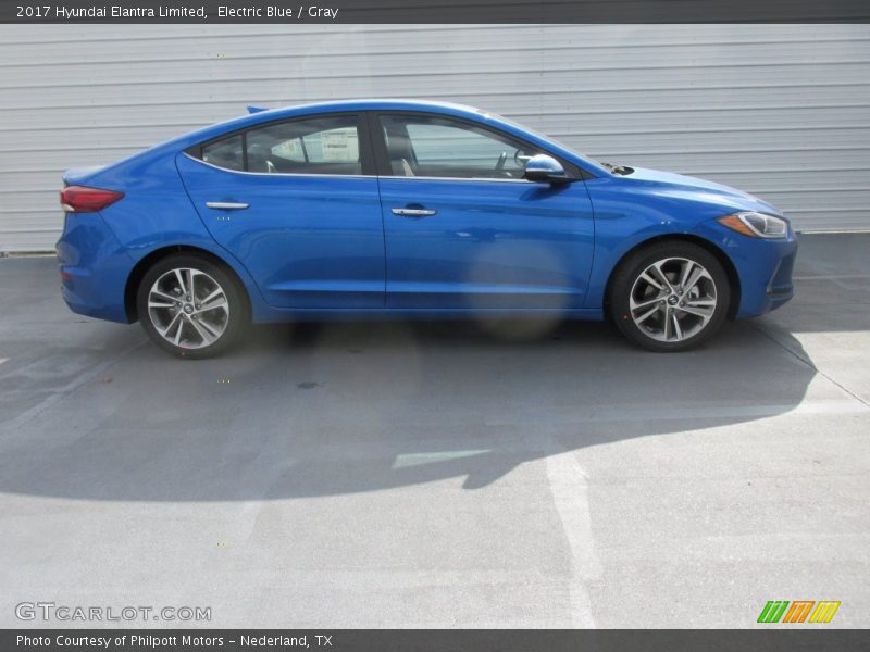  2017 Elantra Limited Electric Blue