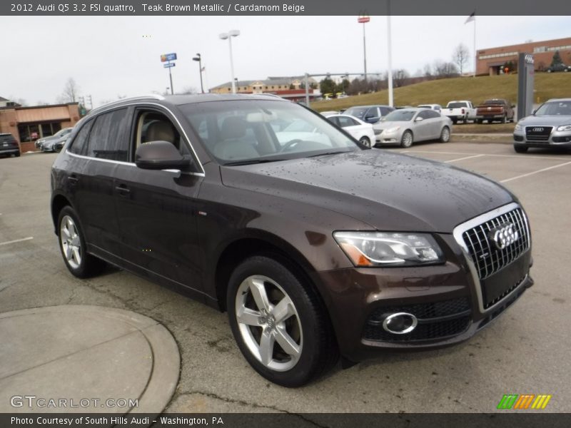 Teak Brown Metallic / Cardamom Beige 2012 Audi Q5 3.2 FSI quattro