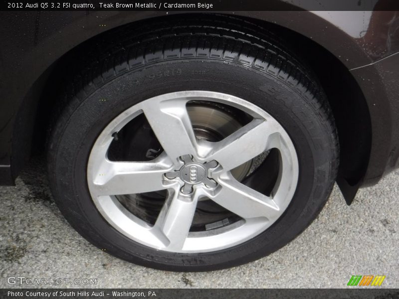 Teak Brown Metallic / Cardamom Beige 2012 Audi Q5 3.2 FSI quattro