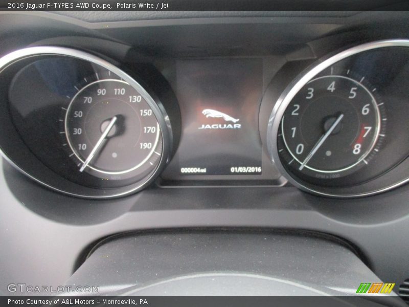  2016 F-TYPE S AWD Coupe S AWD Coupe Gauges
