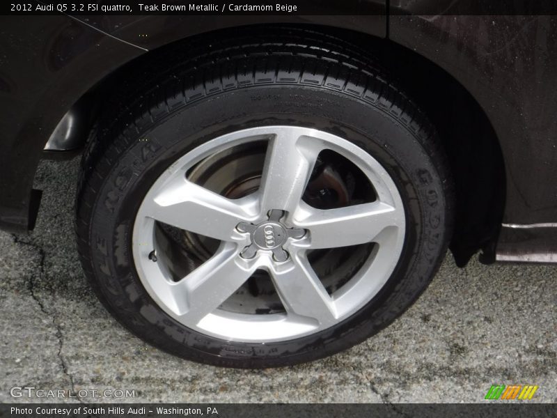Teak Brown Metallic / Cardamom Beige 2012 Audi Q5 3.2 FSI quattro