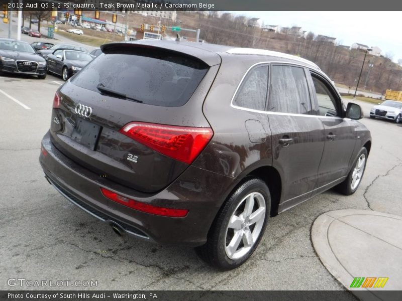 Teak Brown Metallic / Cardamom Beige 2012 Audi Q5 3.2 FSI quattro
