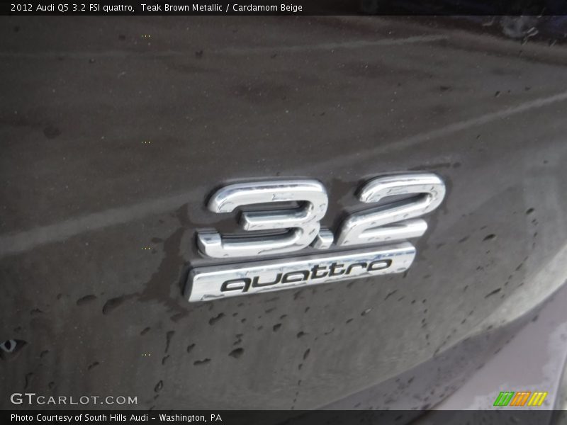 Teak Brown Metallic / Cardamom Beige 2012 Audi Q5 3.2 FSI quattro