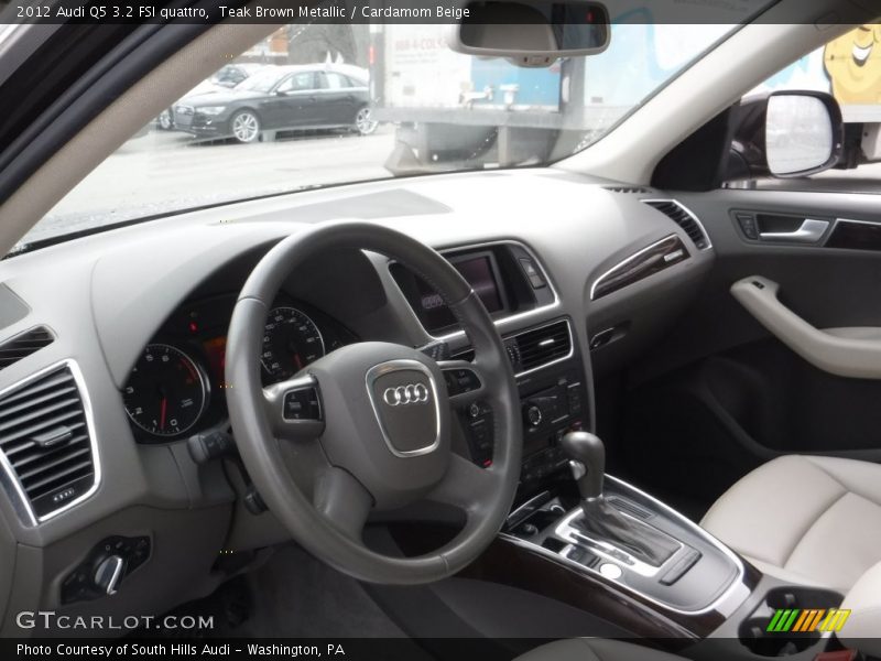 Teak Brown Metallic / Cardamom Beige 2012 Audi Q5 3.2 FSI quattro