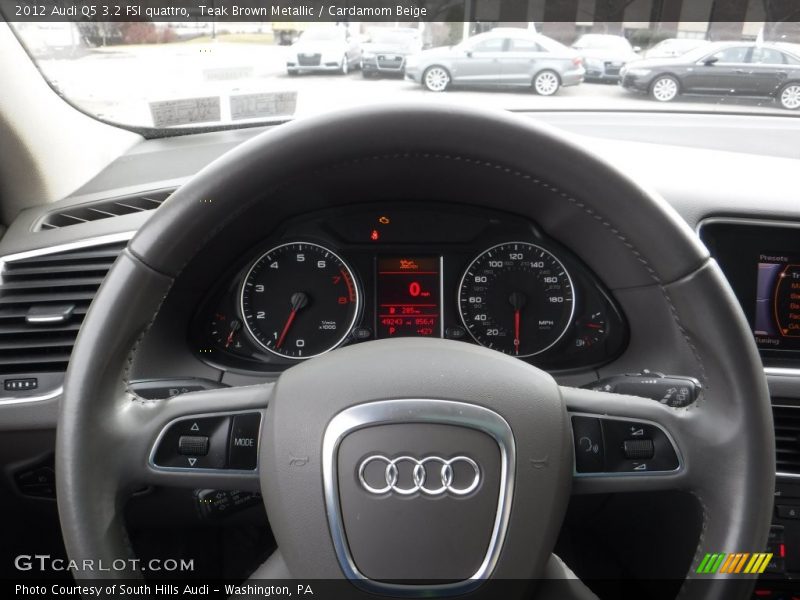 Teak Brown Metallic / Cardamom Beige 2012 Audi Q5 3.2 FSI quattro