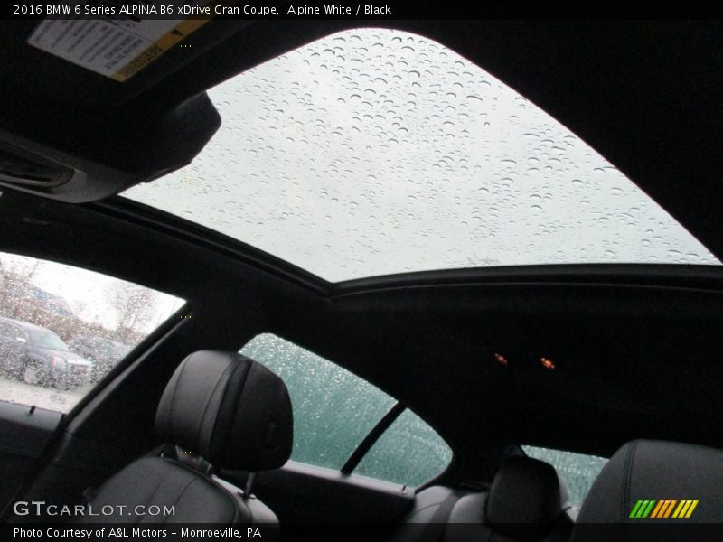 Sunroof of 2016 6 Series ALPINA B6 xDrive Gran Coupe