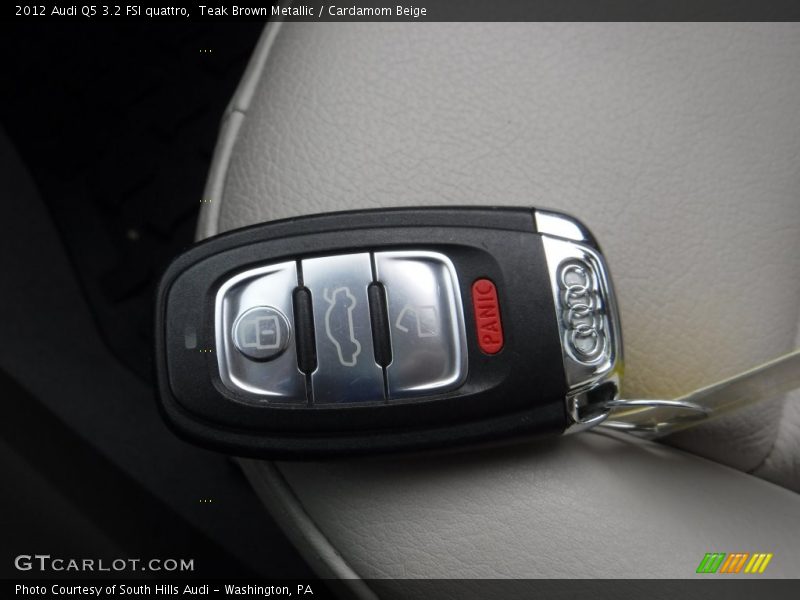 Teak Brown Metallic / Cardamom Beige 2012 Audi Q5 3.2 FSI quattro
