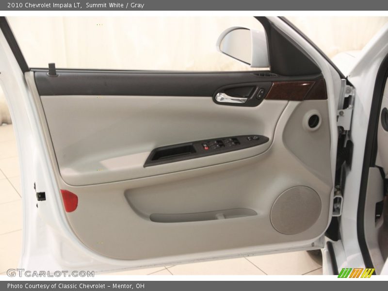 Summit White / Gray 2010 Chevrolet Impala LT
