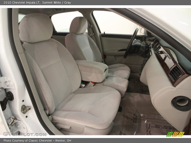 Summit White / Gray 2010 Chevrolet Impala LT