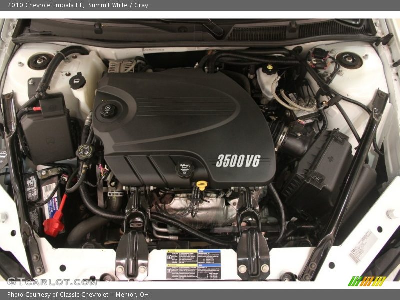 Summit White / Gray 2010 Chevrolet Impala LT