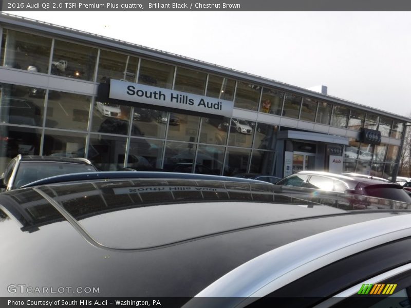 Brilliant Black / Chestnut Brown 2016 Audi Q3 2.0 TSFI Premium Plus quattro