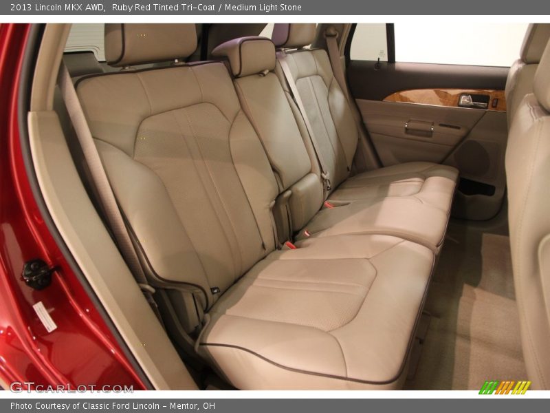 Ruby Red Tinted Tri-Coat / Medium Light Stone 2013 Lincoln MKX AWD