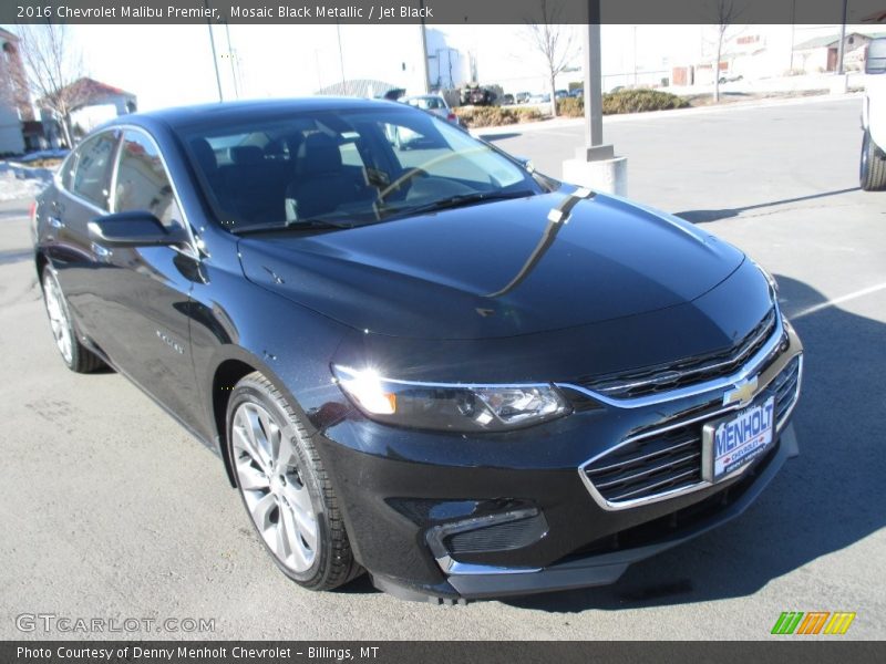 Mosaic Black Metallic / Jet Black 2016 Chevrolet Malibu Premier