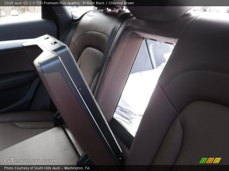 Brilliant Black / Chestnut Brown 2016 Audi Q3 2.0 TSFI Premium Plus quattro