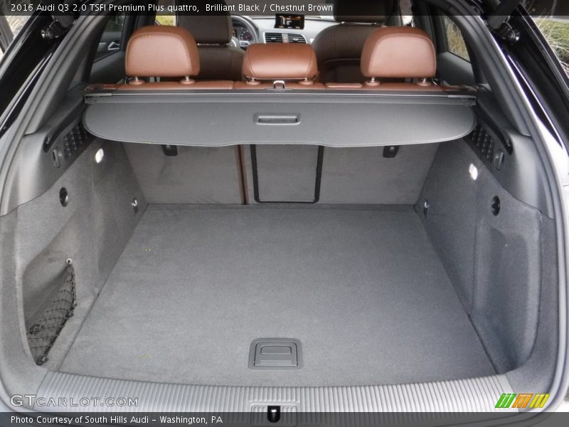 Brilliant Black / Chestnut Brown 2016 Audi Q3 2.0 TSFI Premium Plus quattro