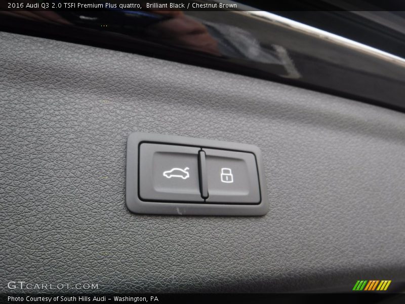 Brilliant Black / Chestnut Brown 2016 Audi Q3 2.0 TSFI Premium Plus quattro