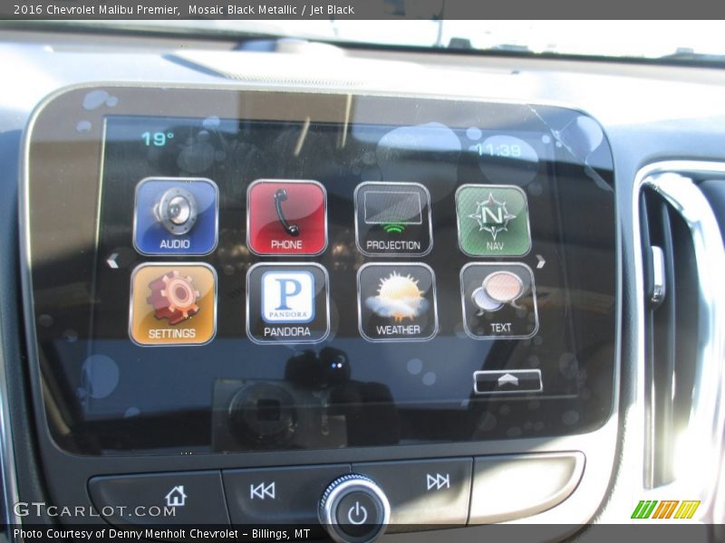 Mosaic Black Metallic / Jet Black 2016 Chevrolet Malibu Premier