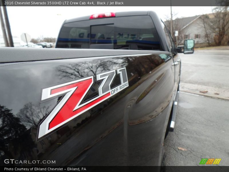 Black / Jet Black 2016 Chevrolet Silverado 3500HD LTZ Crew Cab 4x4
