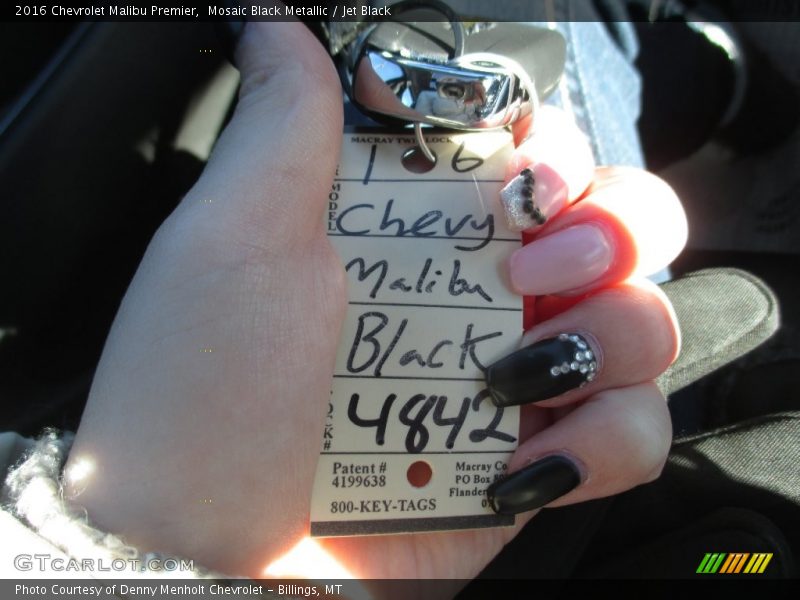 Mosaic Black Metallic / Jet Black 2016 Chevrolet Malibu Premier