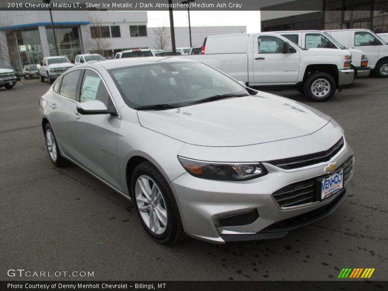 Silver Ice Metallic / Dark Atmosphere/Medium Ash Gray 2016 Chevrolet Malibu LT