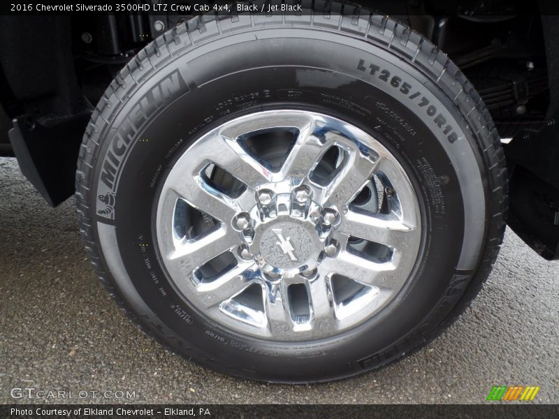Black / Jet Black 2016 Chevrolet Silverado 3500HD LTZ Crew Cab 4x4