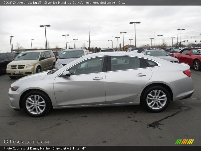 Silver Ice Metallic / Dark Atmosphere/Medium Ash Gray 2016 Chevrolet Malibu LT