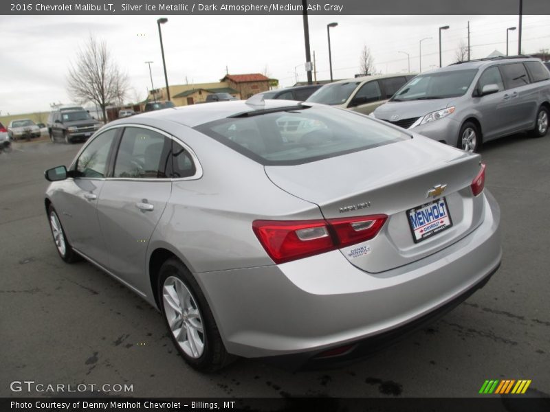 Silver Ice Metallic / Dark Atmosphere/Medium Ash Gray 2016 Chevrolet Malibu LT