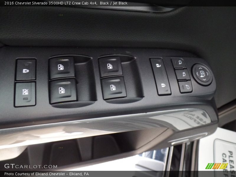 Black / Jet Black 2016 Chevrolet Silverado 3500HD LTZ Crew Cab 4x4