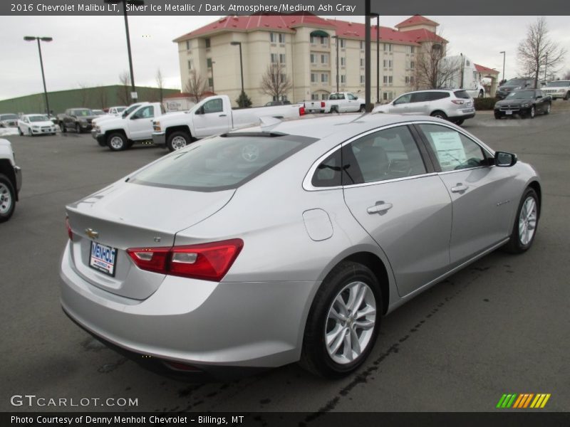 Silver Ice Metallic / Dark Atmosphere/Medium Ash Gray 2016 Chevrolet Malibu LT