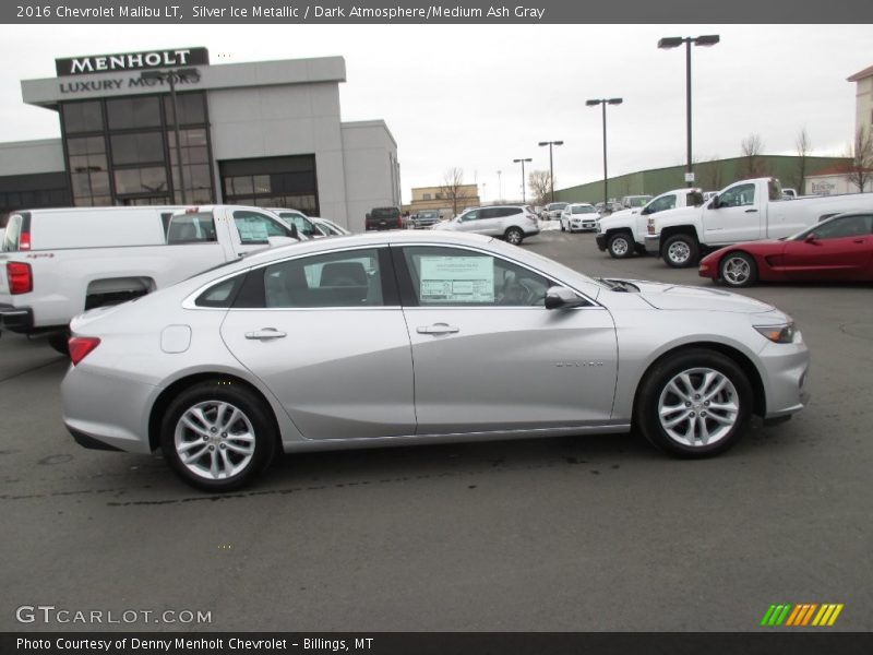 Silver Ice Metallic / Dark Atmosphere/Medium Ash Gray 2016 Chevrolet Malibu LT