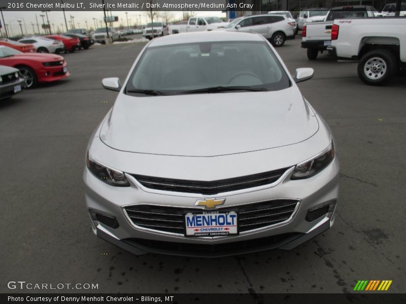 Silver Ice Metallic / Dark Atmosphere/Medium Ash Gray 2016 Chevrolet Malibu LT