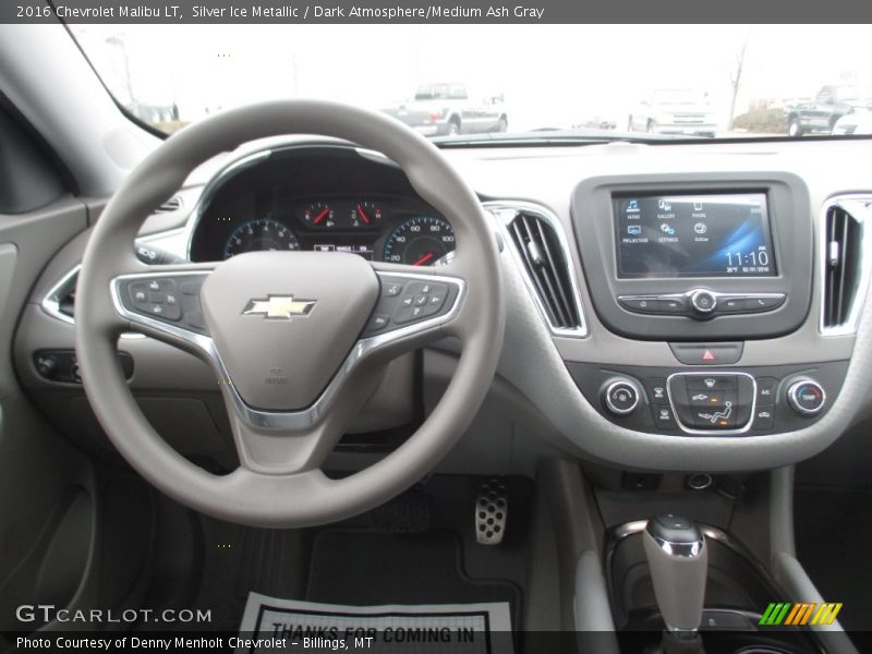 Silver Ice Metallic / Dark Atmosphere/Medium Ash Gray 2016 Chevrolet Malibu LT