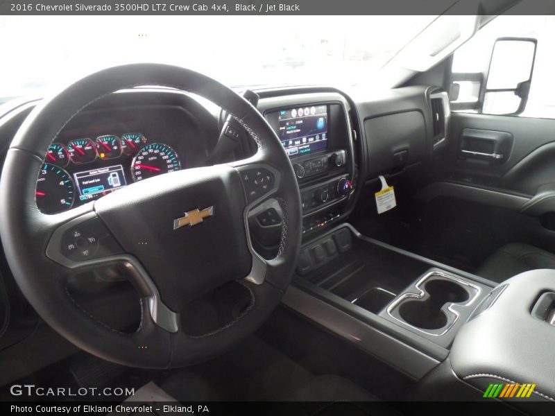 Black / Jet Black 2016 Chevrolet Silverado 3500HD LTZ Crew Cab 4x4