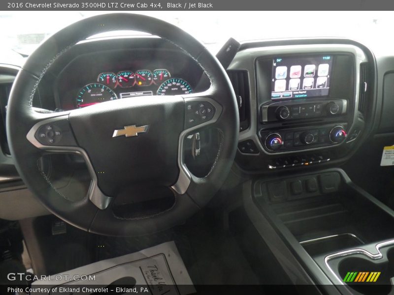Black / Jet Black 2016 Chevrolet Silverado 3500HD LTZ Crew Cab 4x4